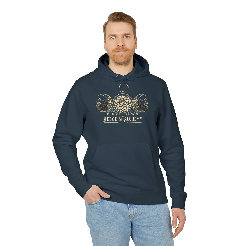 Hedge & Alchemy | Botanical Emblem Organic Cotton Hoodie