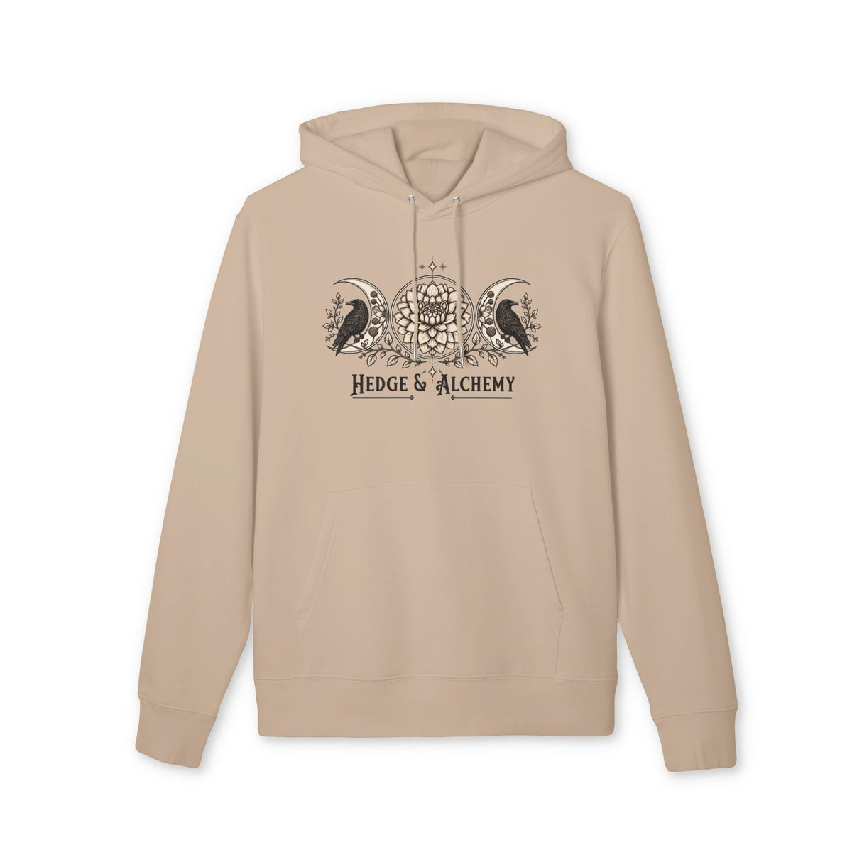 Hedge & Alchemy | Botanical Emblem Organic Cotton Hoodie