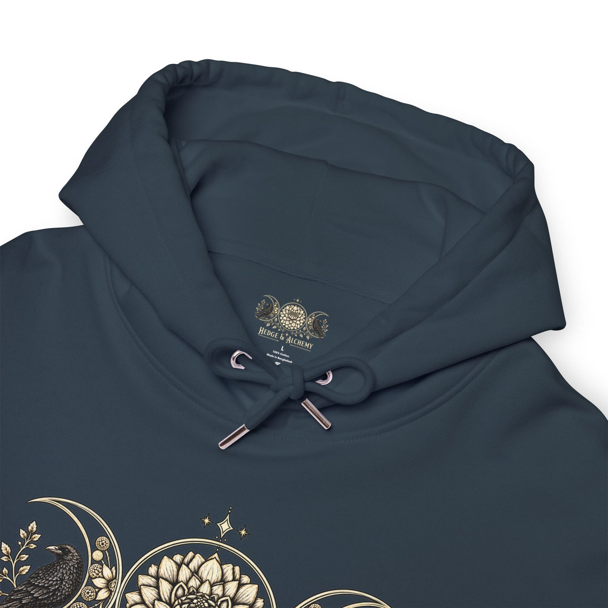 Hedge & Alchemy | Botanical Emblem Organic Cotton Hoodie