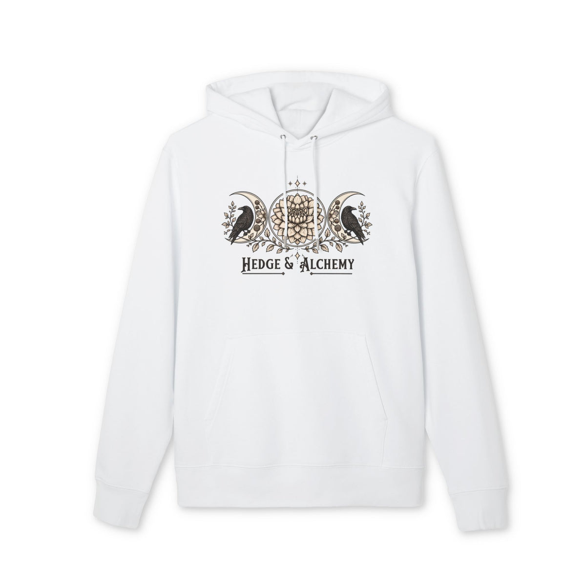 Hedge & Alchemy | Botanical Emblem Organic Cotton Hoodie