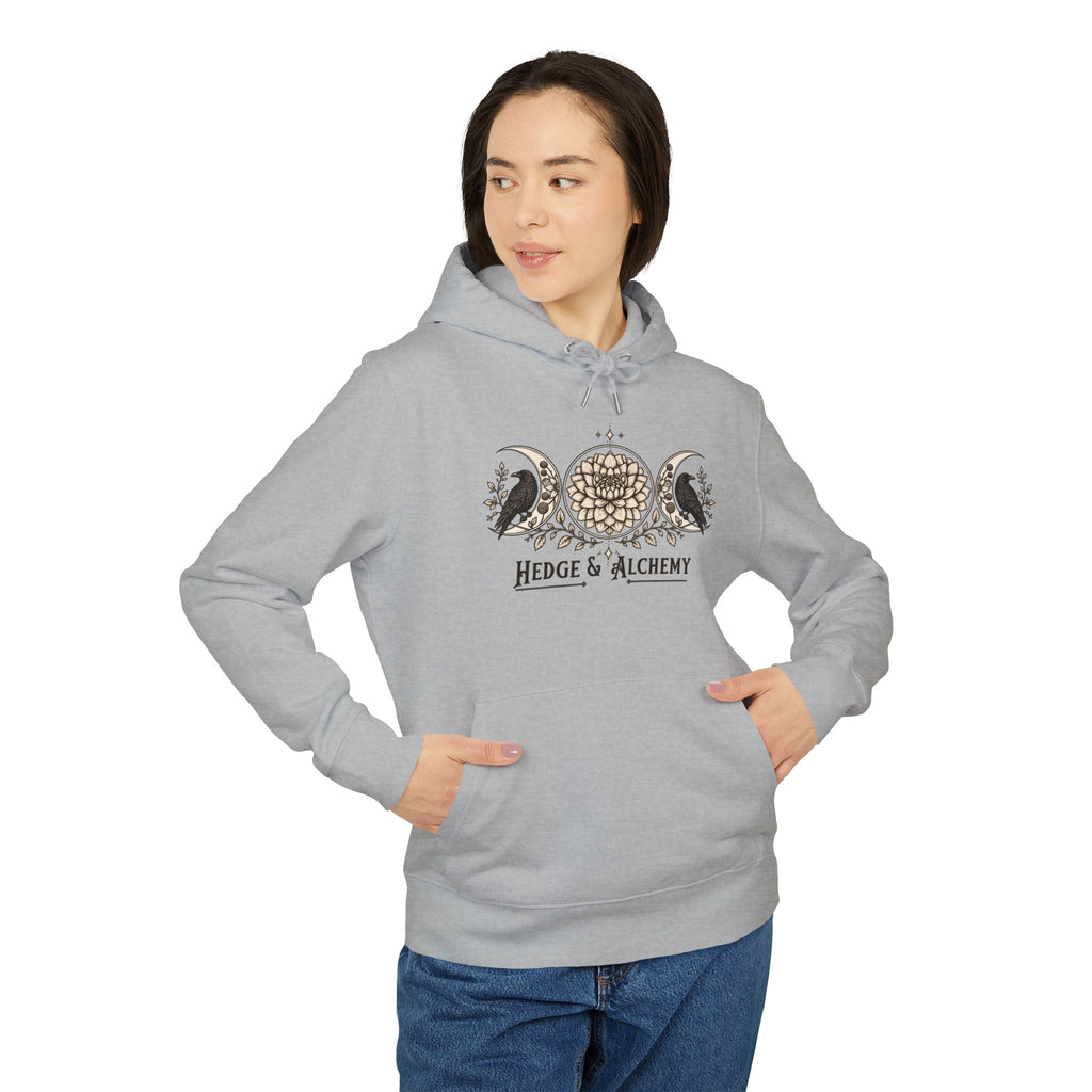 Hedge & Alchemy | Botanical Emblem Organic Cotton Hoodie