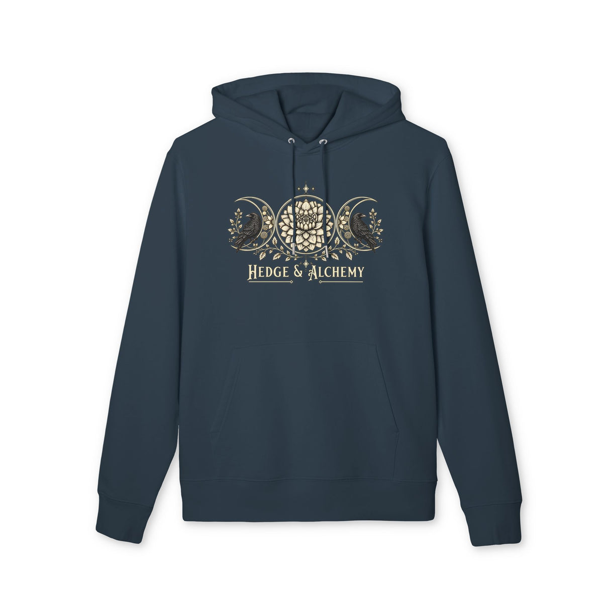Hedge & Alchemy | Botanical Emblem Organic Cotton Hoodie