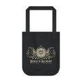 Hedge & Alchemy | Botanical Emblem Organic Cotton Tote Bag