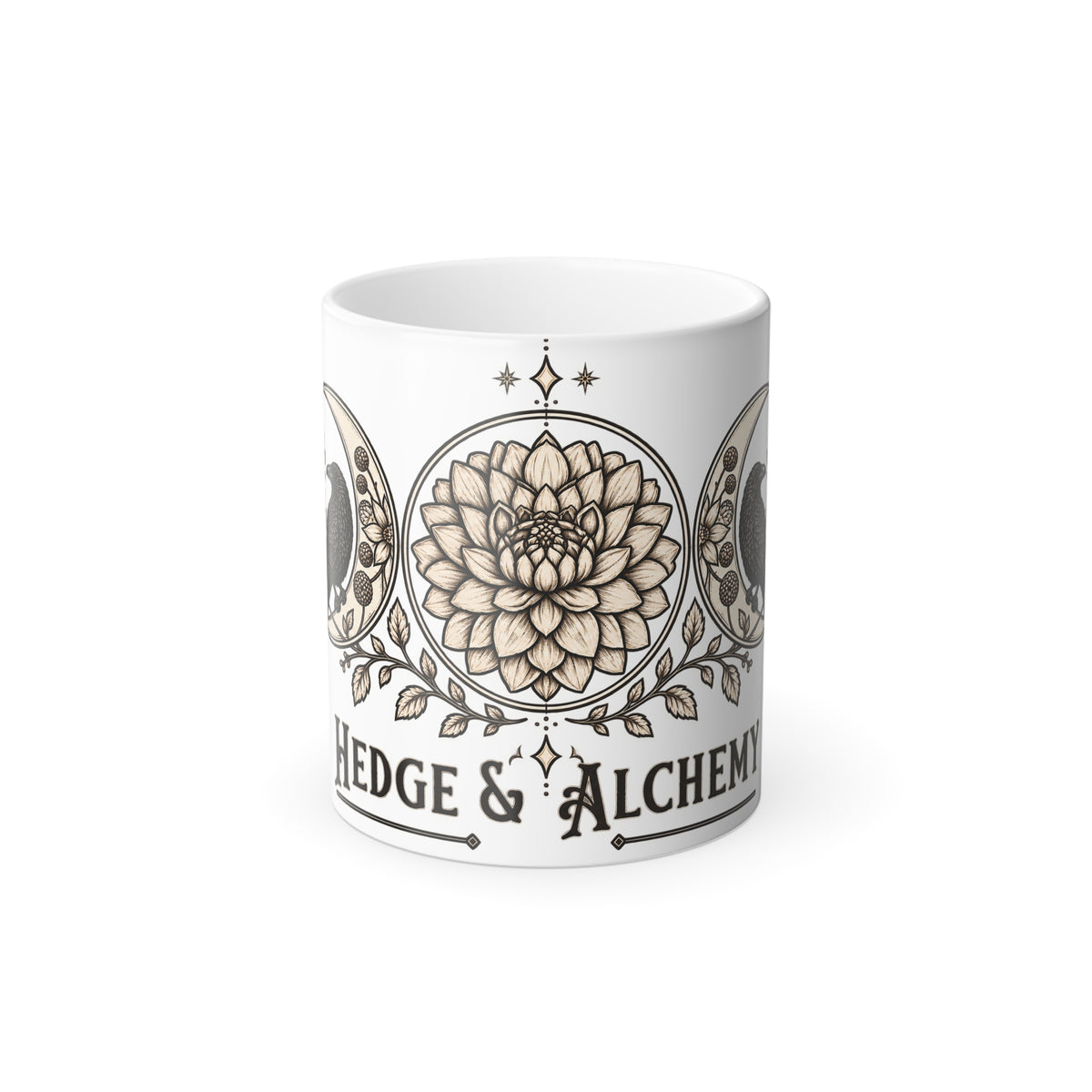 Hedge & Alchemy | Botanical Emblem Color-Changing Mug