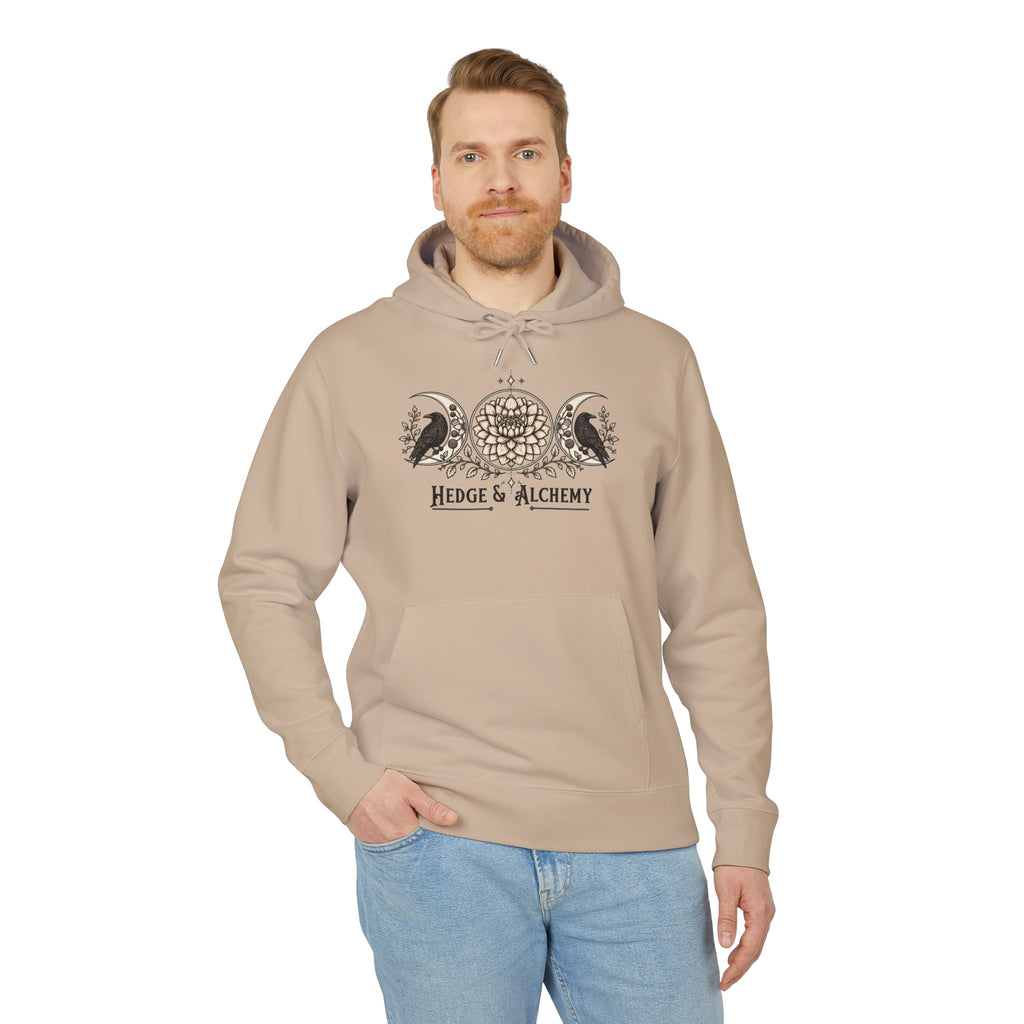Hedge & Alchemy | Botanical Emblem Organic Cotton Hoodie