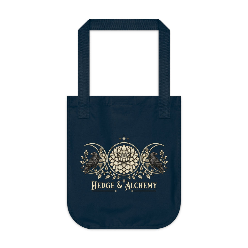 Hedge & Alchemy | Botanical Emblem Organic Cotton Tote Bag