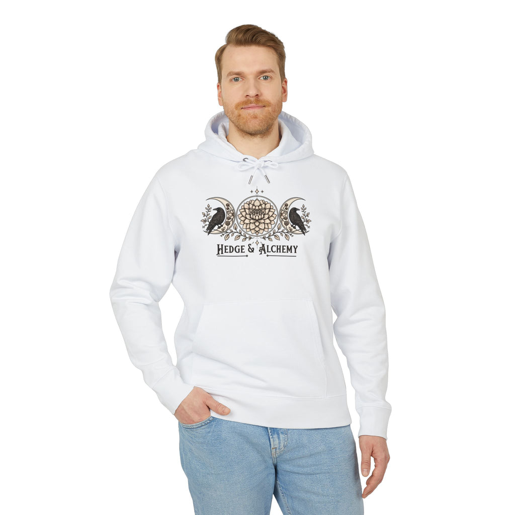 Hedge & Alchemy | Botanical Emblem Organic Cotton Hoodie