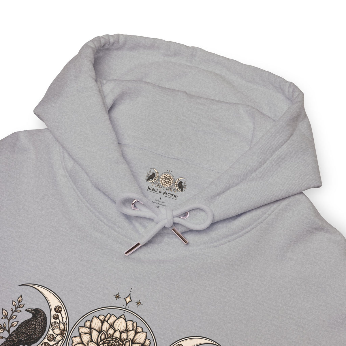 Hedge & Alchemy | Botanical Emblem Organic Cotton Hoodie