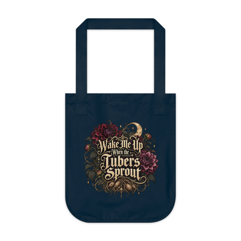 Wake Me Up Before You Tuber Sprout Organic Canvas Tote Bag
