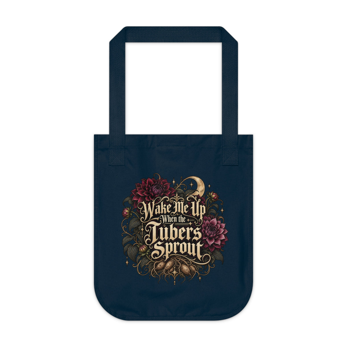 Wake Me Up Before You Tuber Sprout Organic Canvas Tote Bag