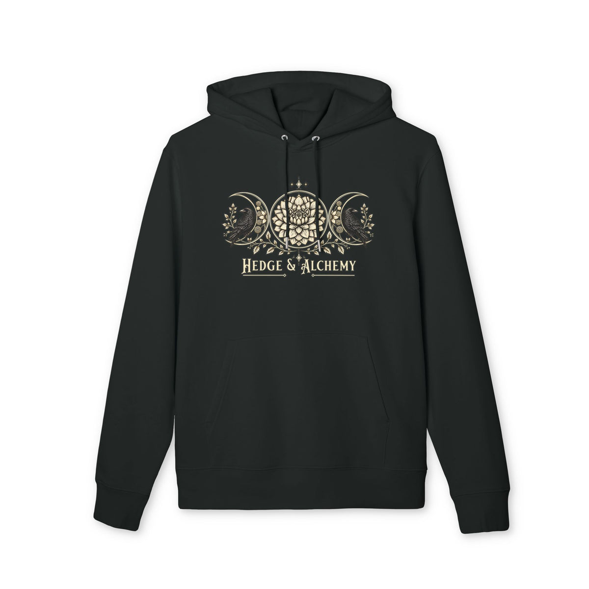 Hedge & Alchemy | Botanical Emblem Organic Cotton Hoodie